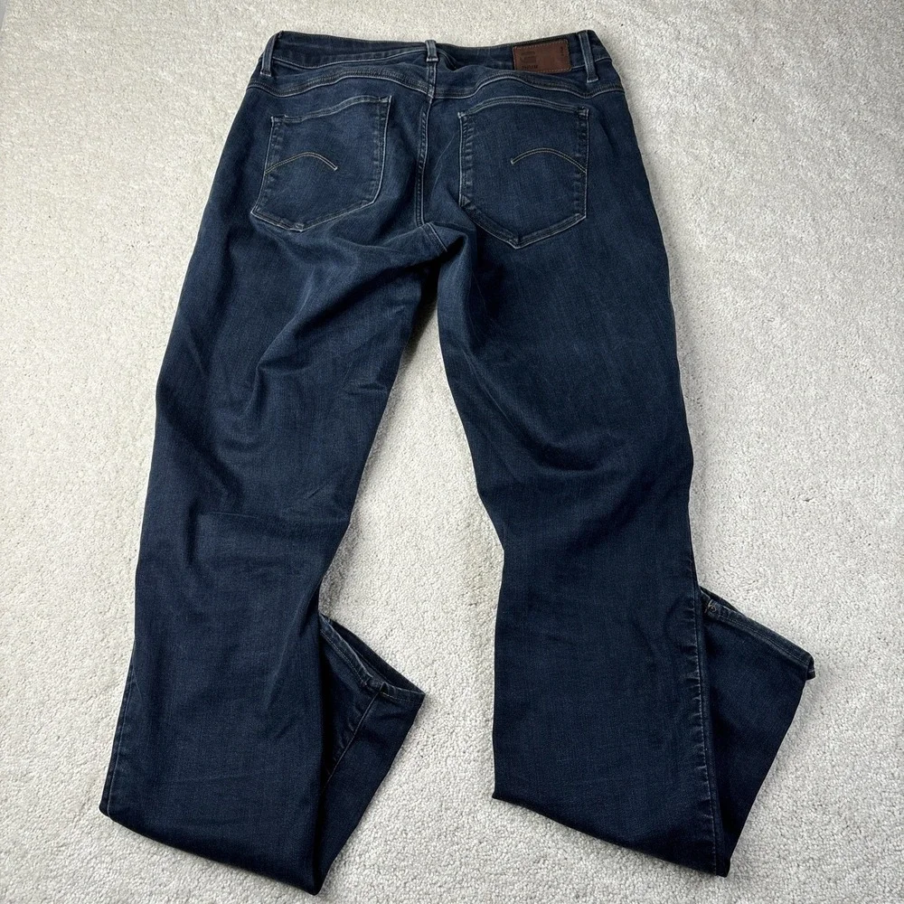 G Star Raw Jeans Women's 33x34 Shape High Super Skinny Denim Pockets‎ Sculpting